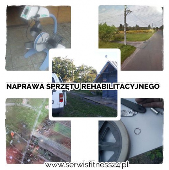 Naprawa SPRZĘTU REHABILITACYJNEGO , wózki , wyciągi, podnośniki, rowery rehabilitacyjne lub fitness