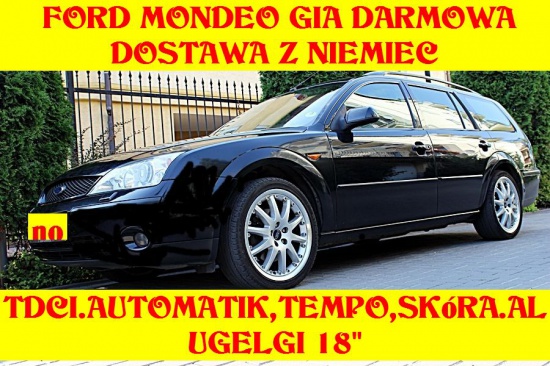Ford Mondeo GhiaTDCI.Automatik.Tempo.Klimatronik.Skóra.Alu 18"