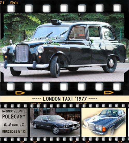 LONDON TAXI na ślub i inne okazje.